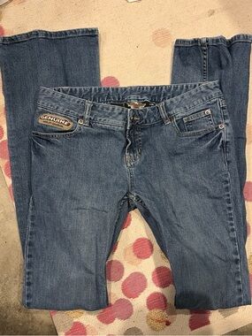 Harley-Davidson Women’s Dark Blue Boot Cut Denim Jeans